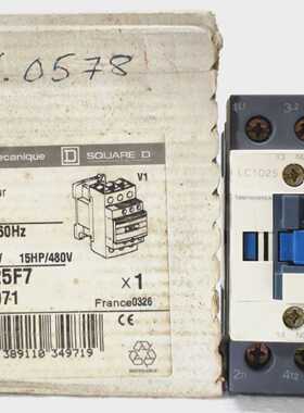 SCHNEIDERELECTRICLC1D25F7TESYSD接触器110V5060HZ25A3P11KW15HP