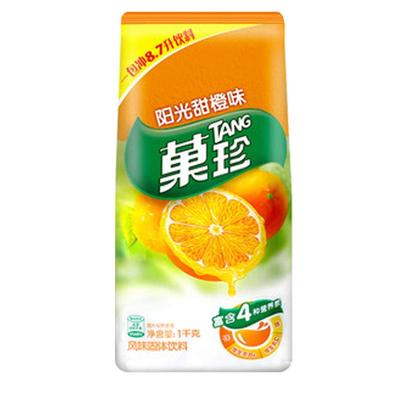 亿滋果珍1kg袋装冲饮DIY速溶橙味