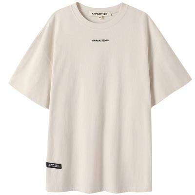 APPARITION宽松拼缝短袖logoT恤