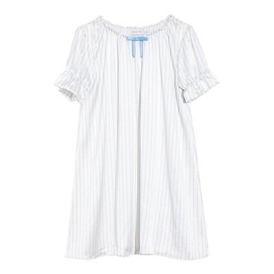 manito睡裙条纹桑蚕丝