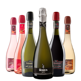 【自营】意大利佰世嘉（原博斯卡）低度数果味起泡酒葡萄酒6支装