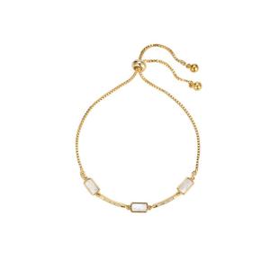 简约白贝母气质手链女高级感轻奢小众精致手饰品送女朋友闺蜜礼物