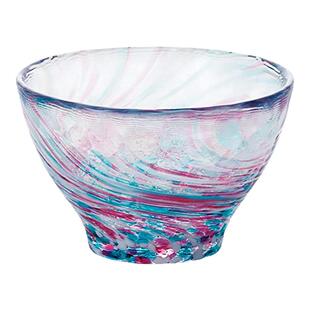 日本石冢硝子津轻手工玻璃传统工艺杯子白酒盅茶杯品茗清酒礼品