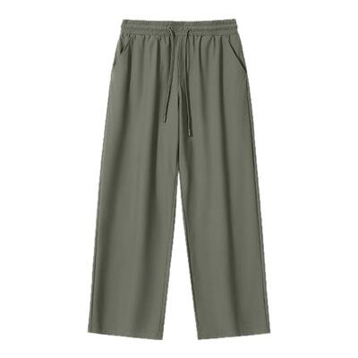 真维斯直筒冰丝速干防晒裤子男夏