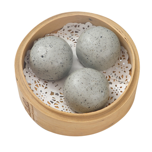 黑芝麻包子45g*12个儿童早餐速食面食速冻点心营养早餐芝麻流沙包