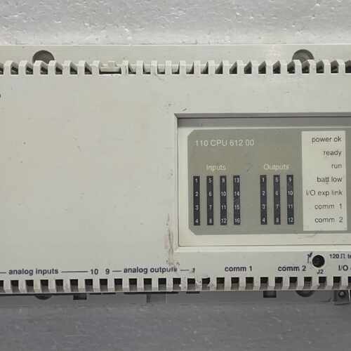 Modicon 110CPU61200 Micro CPU DC PS Anio DC IN REL