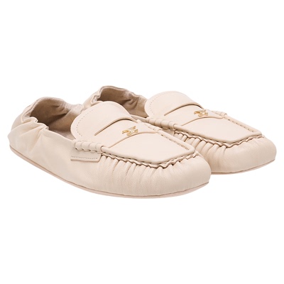 SAM EDELMAN山姆爱德曼26春新薄底方头褶皱松紧带乐福单鞋CIRCUS