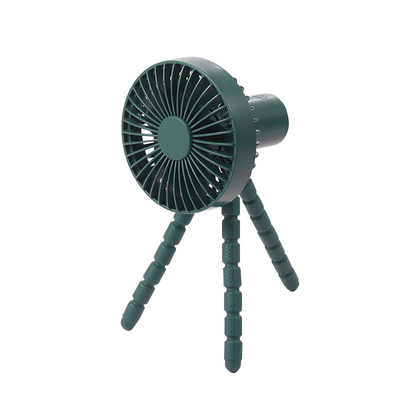 奥西玛三角架小风扇USB充电手持电风扇学生宿舍静音婴儿推车夹扇