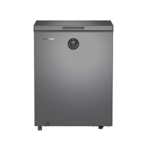 美菱141L小冰柜家用小型节能冷藏冷冻柜减霜电控速冻卧式冷柜商用