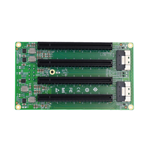 Linkreal PCIe4.0扩展坞 SFF-8654 8i转4个PCIex16插槽扩展卡