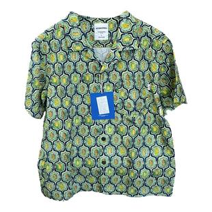 夏威夷风！美式复古！夏季男士外贸泡泡纱吸湿排汗凉感古巴领衬衫