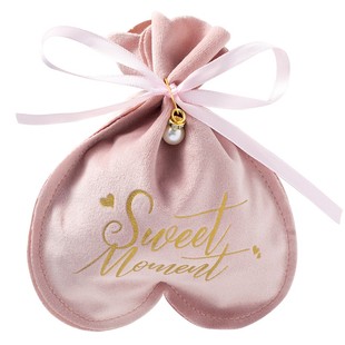 张小锤桃心形烫金糖袋喜蜜袋喜钱首饰袋锦盒丝绒礼袋送礼礼盒空盒