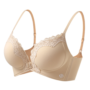 前扣内衣女小胸聚拢显大收副乳2026新款爆款无痕美背舒适胸罩文胸