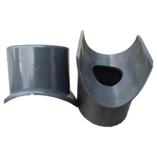 国标UPVC马鞍座 化工水管弧形接头增接口代三通分水座PVC管道配件