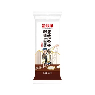 金沙河新疆手工拉条子拉面速食挂面面条手工面筋道拌面早餐