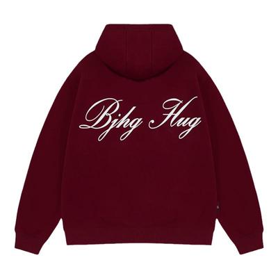 BJHG重磅美式连帽开衫卫衣外套男