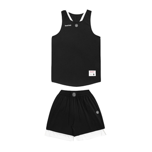 美国森耐特美式四分短裤个性潮流篮球服套装定制2025新款男大学生