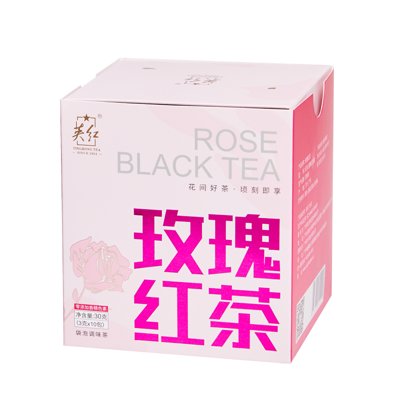 英红牌平阴玫瑰花茶10包英德红茶
