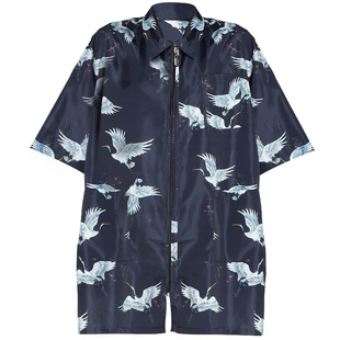 理发店工作服助理剪发烫染围裙高档潮发型师防碎发衣服罩衣不沾发