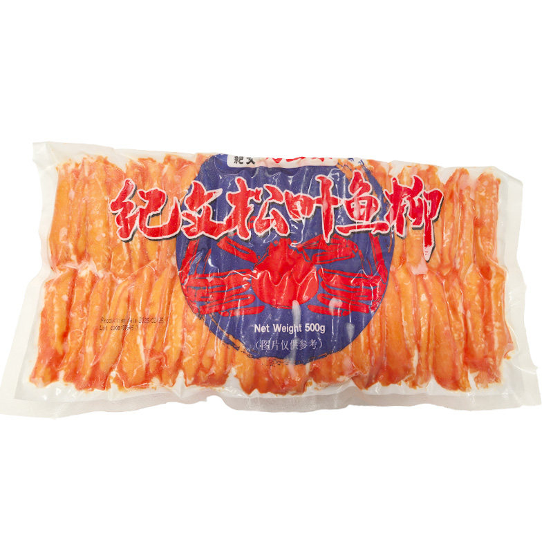 力二味蟹柳500g泰国进口蟹香鱼柳泰国蟹柳蟹腿肉松叶蟹柳纪文蟹柳