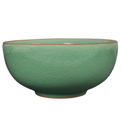 龙泉青瓷冰裂纹餐具碗哥碗笠