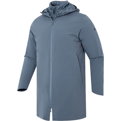 UA安德玛中长款外套男装秋冬新款羽绒服内胆三合一夹克休闲运动服