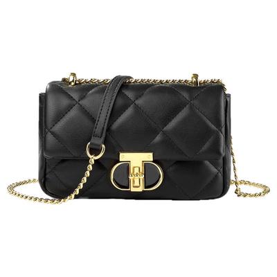 官网COALIEA&KAEFLI菱格链条包女