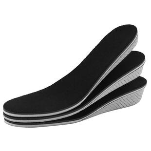 增高鞋垫男女士隐形内增高透气吸汗马丁靴全垫半垫夏1.5-4.5厘米