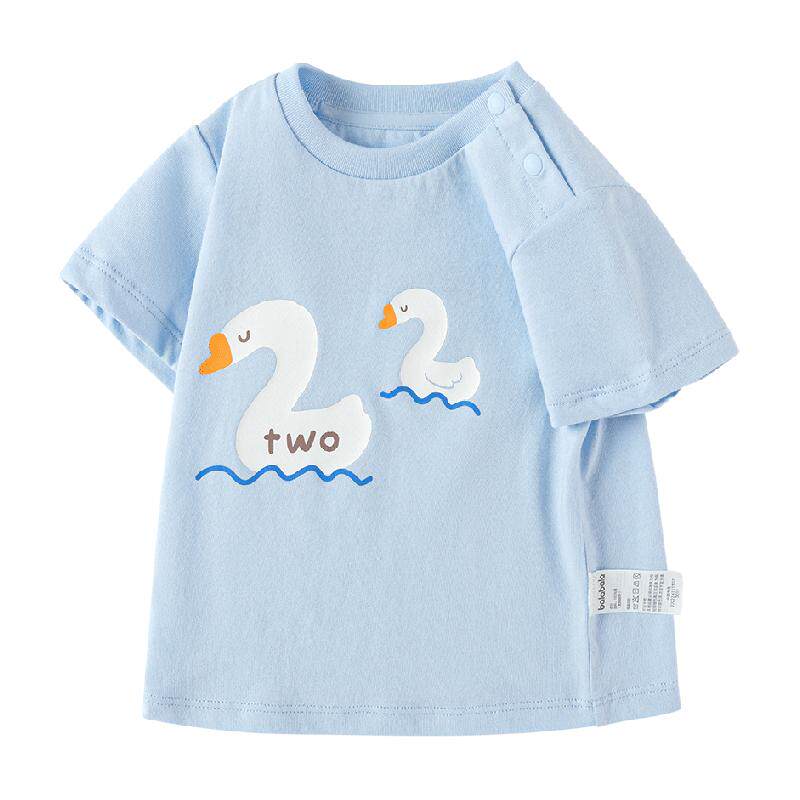 【商场同款】巴拉巴拉婴儿t恤宝宝打底衫男童新款短袖夏季萌