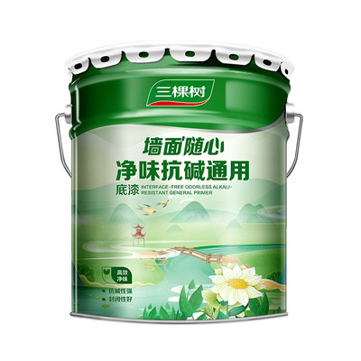 三棵树内墙乳胶漆净味抗碱