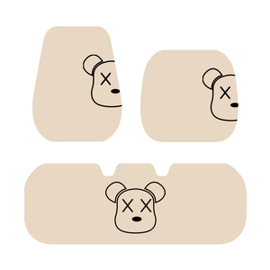 汽车坐垫女士四季通用冬季透气垫子主驾驶车座椅垫高级感座垫卡通