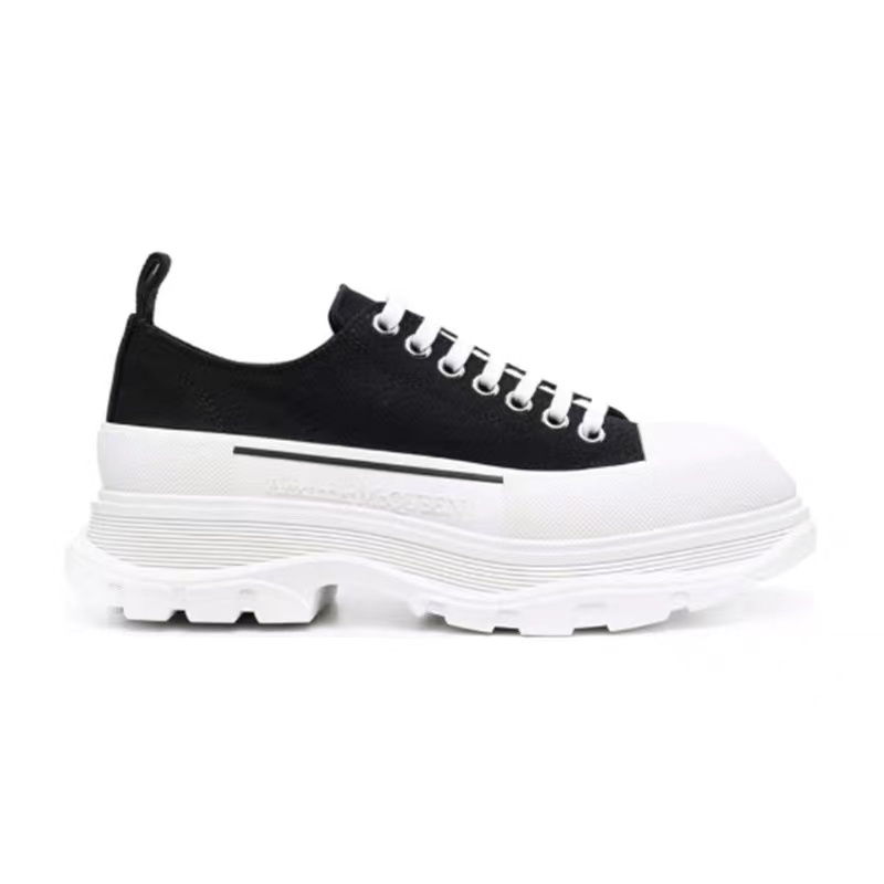 Alexander McQueen 20Fw mcq麦昆 帆布厚底 黑白粉 马丁靴 松糕鞋