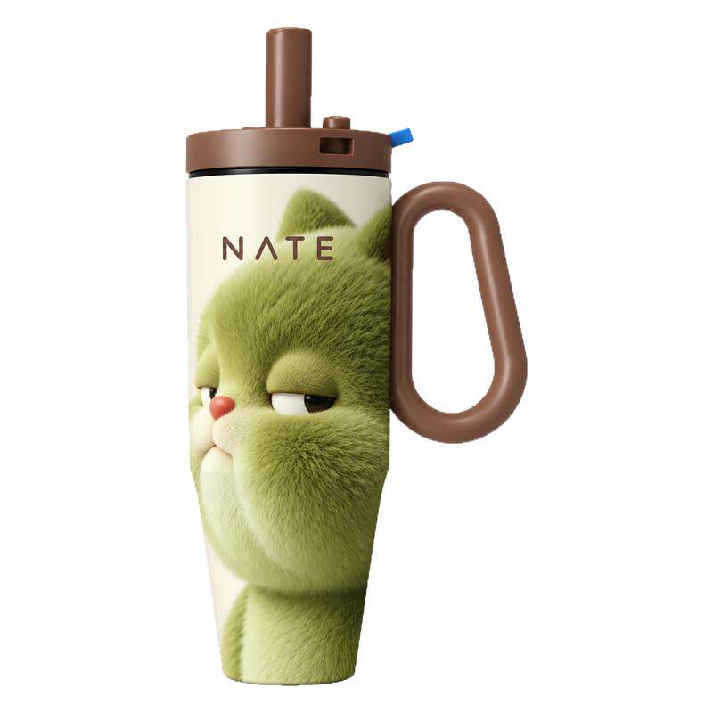 NATE卡通大容量不锈钢保温杯