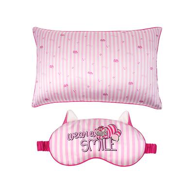 MANITO迪士尼柴郡猫合作系列 Cheshire 睡眠礼盒桑蚕丝眼罩枕套