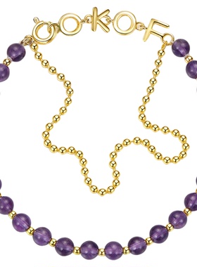 OKOFS925银水晶叠搭手链通勤约会