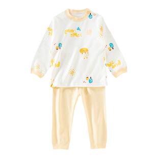 童泰儿童秋衣秋裤套装全棉男童 a类内衣纯棉宝宝秋冬贴身家居服宝