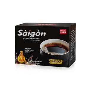 越南西贡速溶黑咖啡猫屎咖啡味低脂无蔗糖美式燃减防困咖啡粉正品