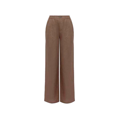 AMASS阿玛施春季新款亚麻直筒裤