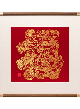 福字装饰画生肖挂画乔迁礼品