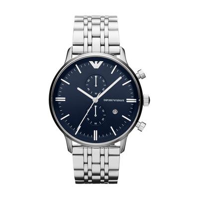 阿玛尼小众风蓝色表盘官方