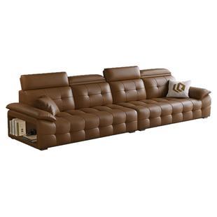 政府补贴DDC意式极简劳伦斯真皮沙发客厅直排头层牛皮沙发新款