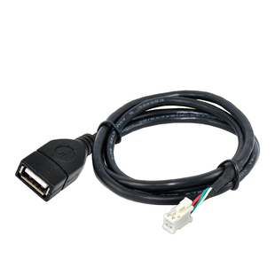 适用飞歌导航26针电源尾线插头USB倒车后视AUX音频视频线输入出线