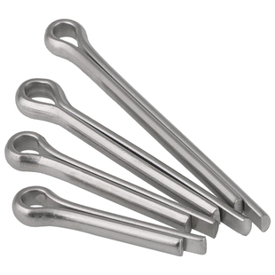 304不锈钢开口销M1M1.5M2M3M4M5M6M8M10卡销哨子发夹销U形销钢销