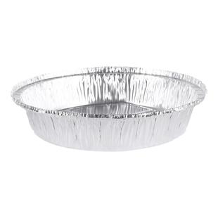 虹佳烧烤锡纸盒烤箱空气炸锅烘焙圆形一次性锡纸碗加厚外卖盒1只