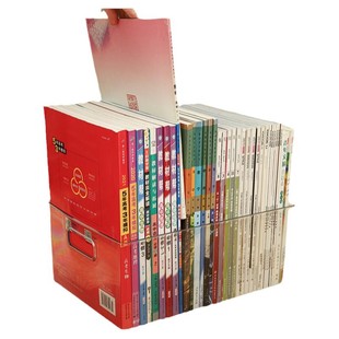 亚克力书架桌面书本收纳盒书桌阅读置物架办公桌上文件书立创意ins大容量学生宿舍书档放书籍神器整理夹透明