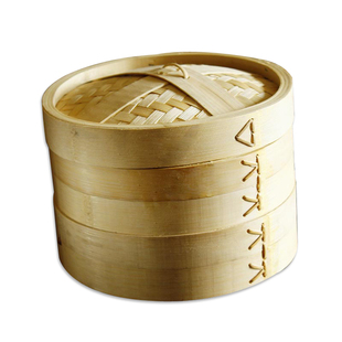 竹大师竹蒸笼手工竹制蒸笼竹编蒸笼竹笼屉包子蒸笼小笼包竹蒸笼