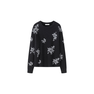 VIKTORIACHAN 26早春新品立体银线花朵装饰针织上衣/半裙SOLSOL