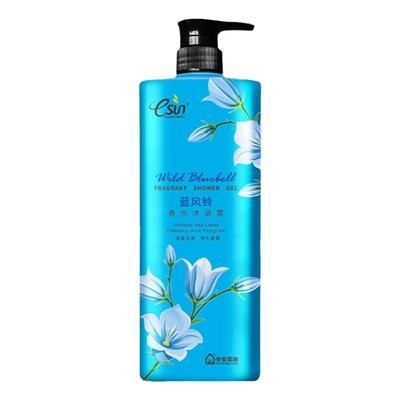 安安国际蓝风铃香水沐浴露花香味持久留香补水保湿沐浴乳家庭装