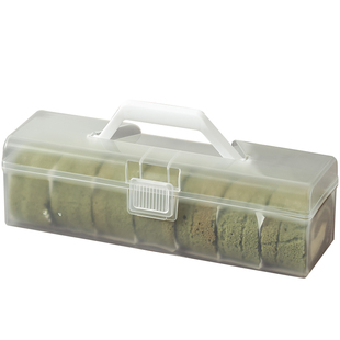 蛋糕卷包装盒手提切块瑞士卷毛巾卷盒子可重复使用烘焙冷藏打包盒