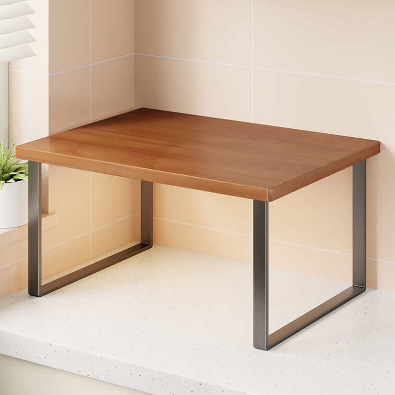 厨房微波炉置物架桌面多功能烤箱上方架子家用台面双层支架收纳柜